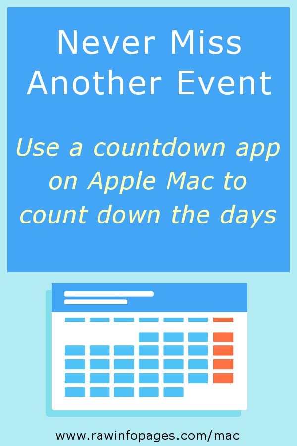 countdown days app for mac